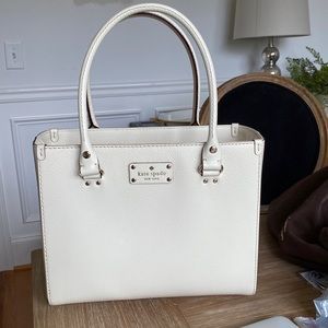 Cream Kate Spade Tote